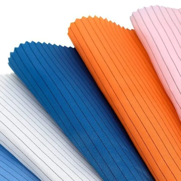 Polyester Antistatic Flame Retardant Striped Fabric - 图片 5