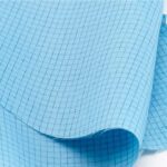0.25 CM Polyester Flame Retardant Plaid Antistatic Fabric - 图片 4