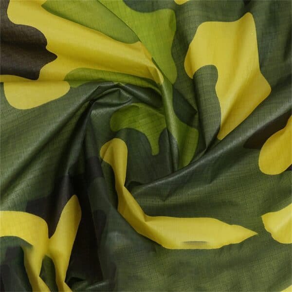 Tessuto leggero mimetico stampato in nylon ultra sottile 15D